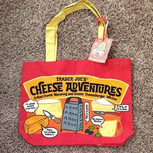 Trader Joe's Cheese Adventures Tote Bag